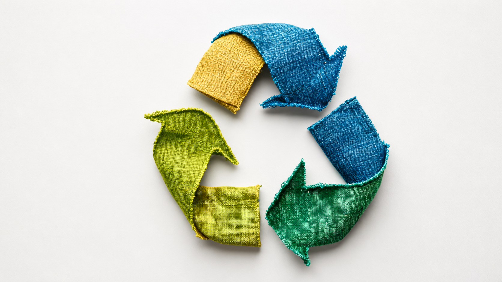 Recycled fabric loop